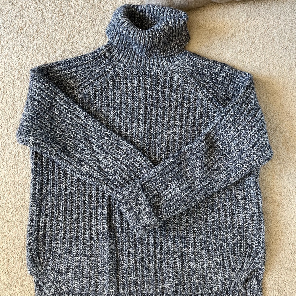 Blue Turtleneck sweater